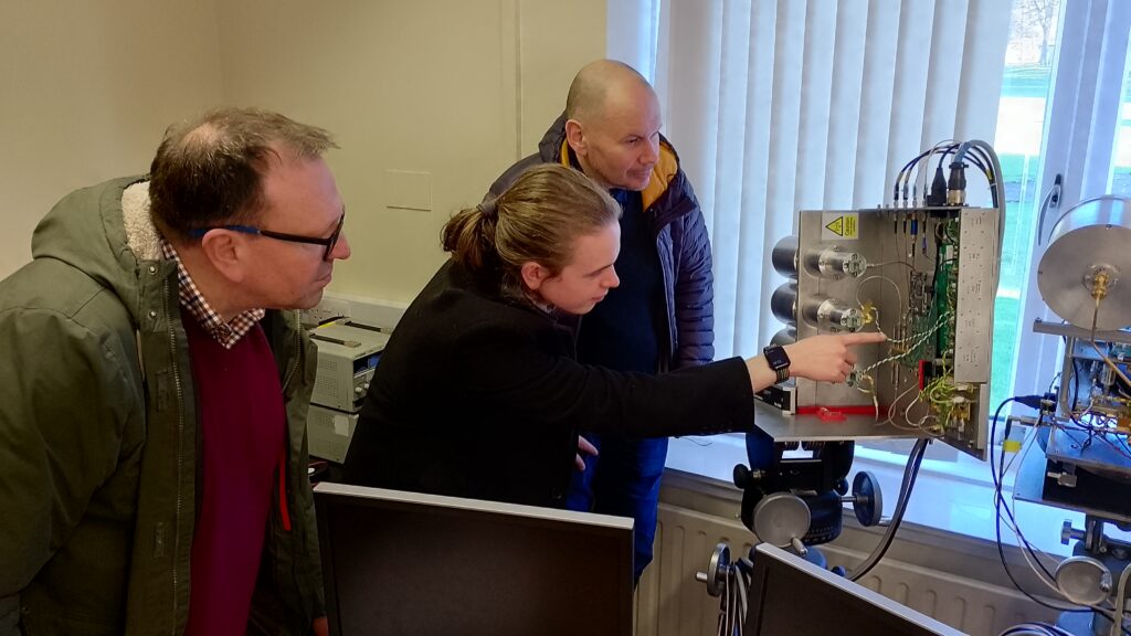 Leonardo industry mentors visit University radar test laboratory