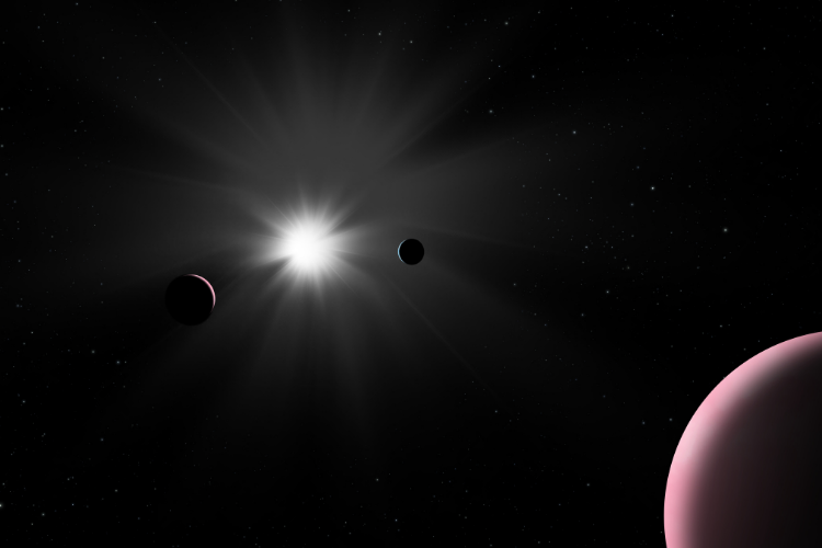 CHEOPS unexpectedly spotted exoplanet Nu2 Lupi d