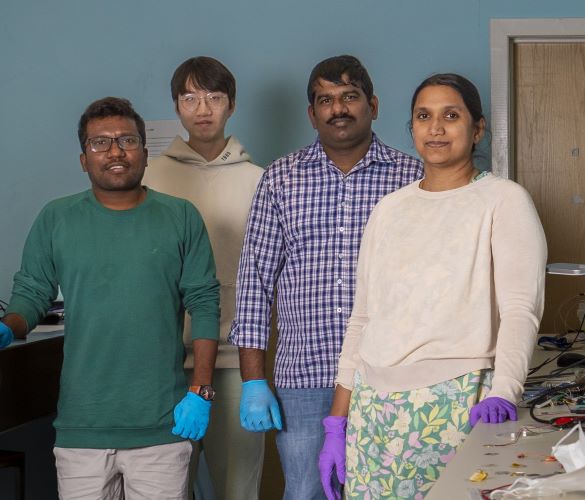 Members of the Energy Harvesting research group.