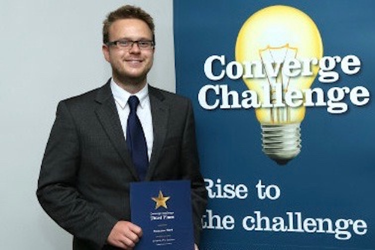 Alex Ward wins third place in Converge Challenge 2014.