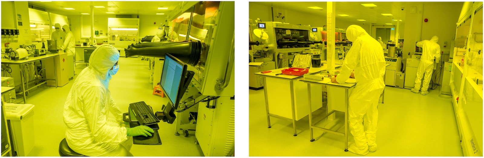Inside the cleanroom. © broad daylight.