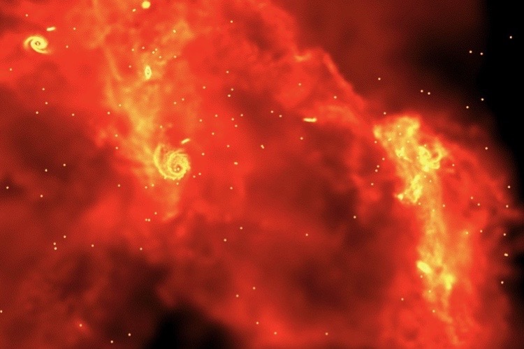 Astronomy simulations of nebulae and stars.