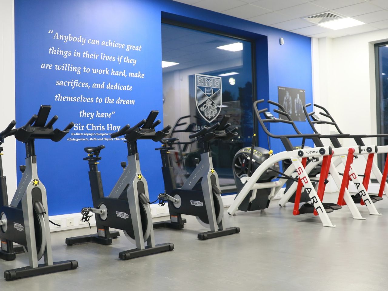 The 130-station facility University gym was opened in January 2017.