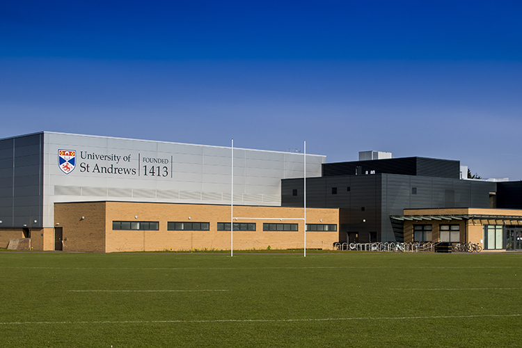 The sports centre building at University Park.