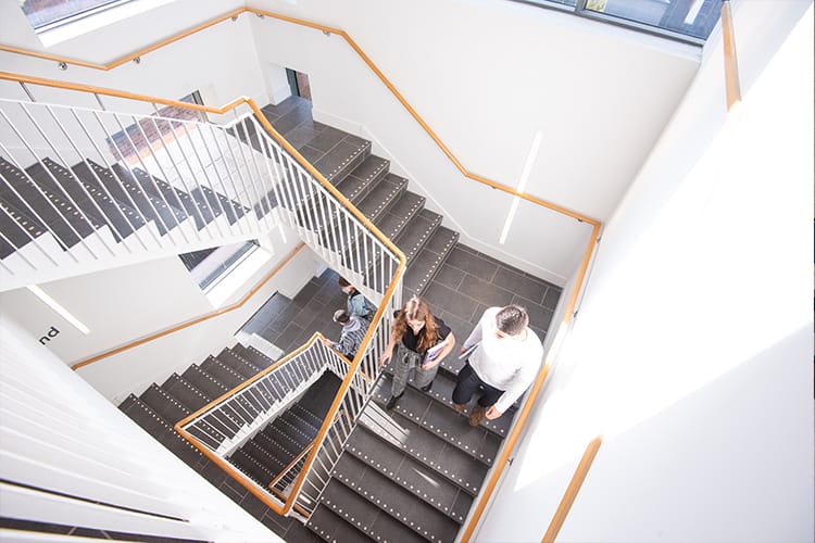 School of International Relations stairs
