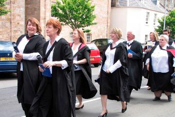 students graduating