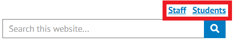 Example of an audience menu
